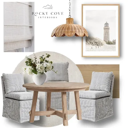 leigh st. Dining. Opt 3 Interior Design Mood Board by Rocky Cove Interiors on Style Sourcebook