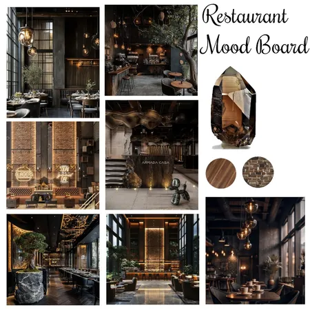 اسود Interior Design Mood Board by Razan2658