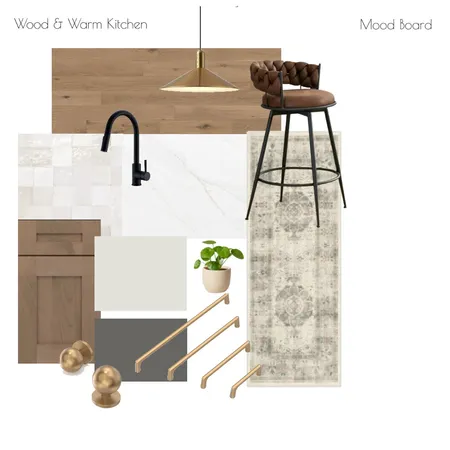 Warm Wood Kitchen Interior Design Mood Board by SLV INTERIORS on Style Sourcebook