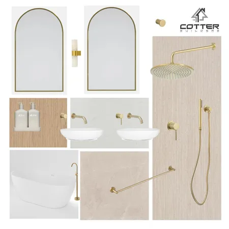 Slade Point Project - Ensuite Interior Design Mood Board by Cotter Builders on Style Sourcebook