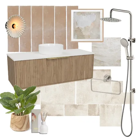 The Block House 3 Bathroom, Week 1 Interior Design Mood Board by @angejoanmoore on Style Sourcebook