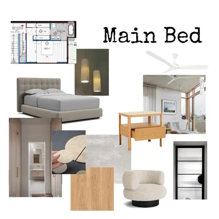 Main Bedroom Interior Design Mood Board by Nferns24 on Style Sourcebook