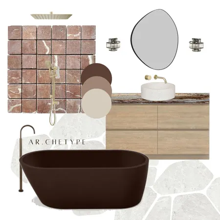Client Bathroom Renovation Interior Design Mood Board by AR.CHETYPE DESIGN on Style Sourcebook