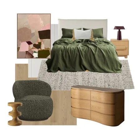 Earthy and Coastal Bedroom Interior Design Mood Board by Miss Amara on Style Sourcebook
