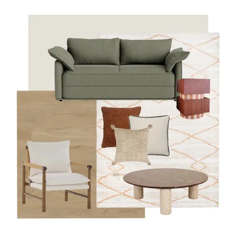 Earthy & Coastal Retreat Room Interior Design Mood Board by Miss Amara on Style Sourcebook