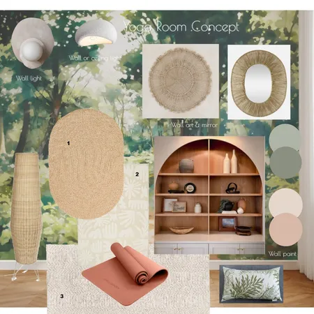 Yoga Room Interior Design Mood Board by Green Room Interiors on Style Sourcebook