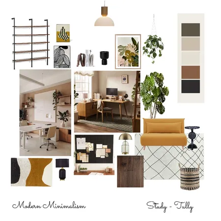 Study Mood Board - Tully Interior Design Mood Board by Haysloft Designs on Style Sourcebook