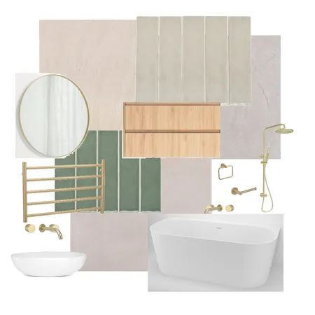 Second bathroom inspo Interior Design Mood Board by juliannacroker@hotmail.com