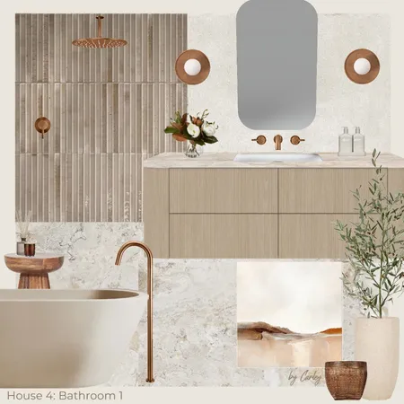 The Block House 4 Bathroom, Week 1 - By Carley Interior Design Mood Board by Carley & Co. Design on Style Sourcebook