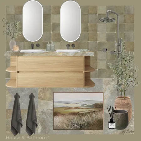 The Block House 5 Bathroom, Week 1 - By Carley Interior Design Mood Board by Carley & Co. Design on Style Sourcebook
