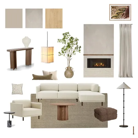Lounge 02 Interior Design Mood Board by sami09