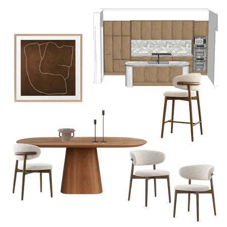 Japandi - dining Interior Design Mood Board by Styled Home Staging on Style Sourcebook
