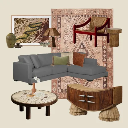 Earthy Moditerranean Living Space by Janelle Interior Design Mood Board by Miss Amara on Style Sourcebook