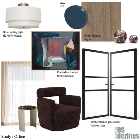 Anita Study Interior Design Mood Board by DSdezines Interiors on Style Sourcebook