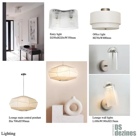 Anita Lighting Interior Design Mood Board by DSdezines Interiors on Style Sourcebook