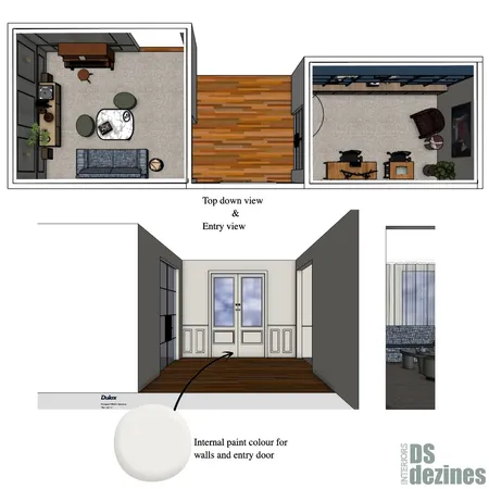 Anita Top down & Entry views Interior Design Mood Board by DSdezines Interiors on Style Sourcebook