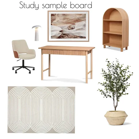 Study sample board Interior Design Mood Board by anastasiasabina