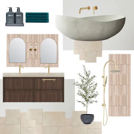 Roman Bathroom Interior Design Mood Board by mwoods on Style Sourcebook