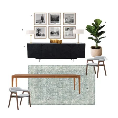 Dining Room Interior Design Mood Board by designeurs on Style Sourcebook