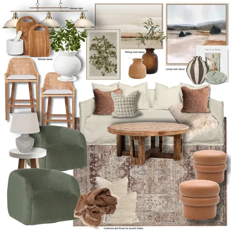 Mooloolah Living, dining Selection board Interior Design Mood Board by Manea Interior Design & Styling on Style Sourcebook