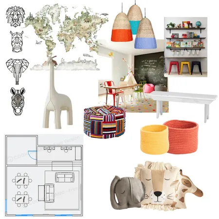 Kids Room Mountain Interior Design Mood Board by streakcandice on Style Sourcebook