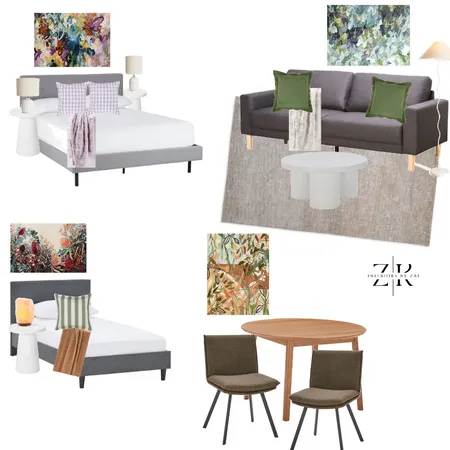 Warm nature living - Airbnb Interior Design Mood Board by Interiors By Zai on Style Sourcebook