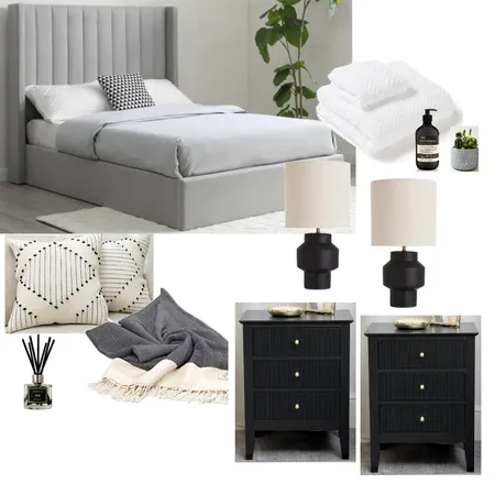 Postmark 1 bed flat bedroom wood Interior Design Mood Board by Lovenana on Style Sourcebook