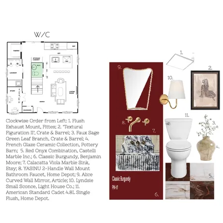 W/C Sample Board Done Interior Design Mood Board by Angie on Style Sourcebook