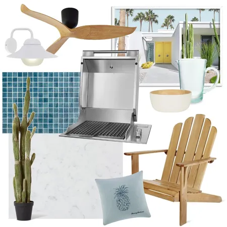 Palm Springs ft. Luminice Interior Design Mood Board by SilkSurface