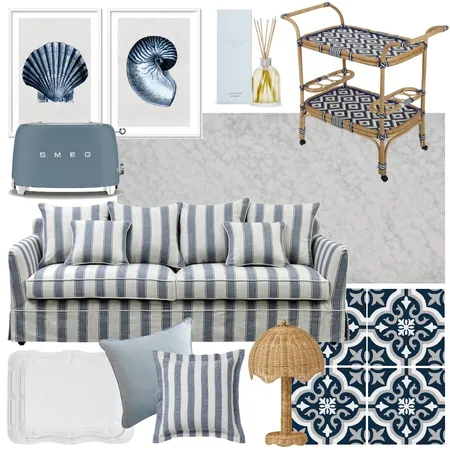 Hamptons ft. Carrara Interior Design Mood Board by SilkSurface on Style Sourcebook