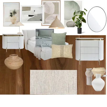 Bedroom with white set Interior Design Mood Board by nellydim