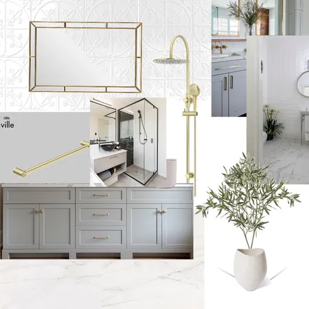 Ensuite Interior Design Mood Board by k.w on Style Sourcebook