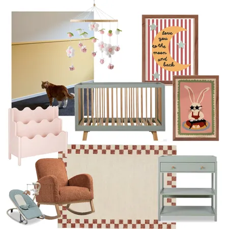 Nursery Interior Design Mood Board by rubytalaj on Style Sourcebook