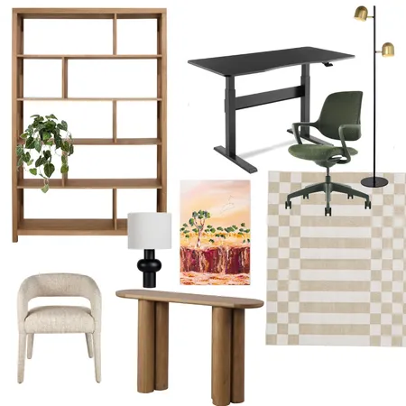 S+W Home Office opt 1 Interior Design Mood Board by Kutata Interiors on Style Sourcebook