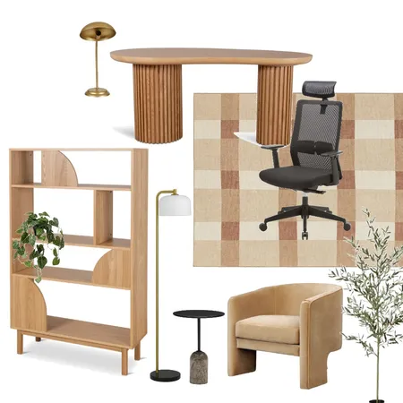 S+W Home Office Opt 2 Interior Design Mood Board by Kutata Interiors on Style Sourcebook