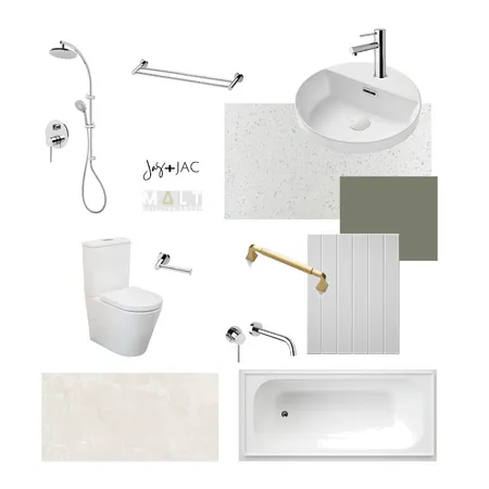 North Road Bathroom 1 Interior Design Mood Board by Jas and Jac on Style Sourcebook