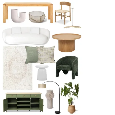 Olive Sanctuary liv2 Interior Design Mood Board by juansepuentesg