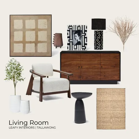 Living Room Interior Design Mood Board by LEAFY INTERIORS | Anna Manson on Style Sourcebook