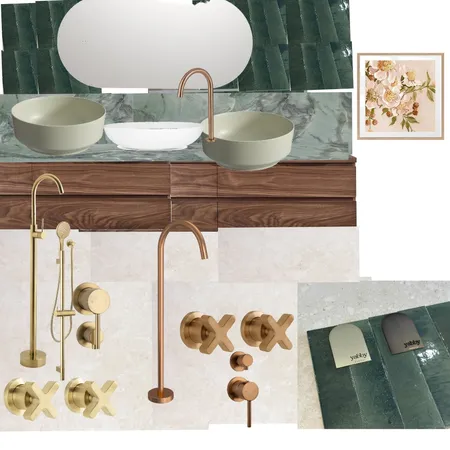 Ensuite Mockup Interior Design Mood Board by Cobblestone Studios on Style Sourcebook