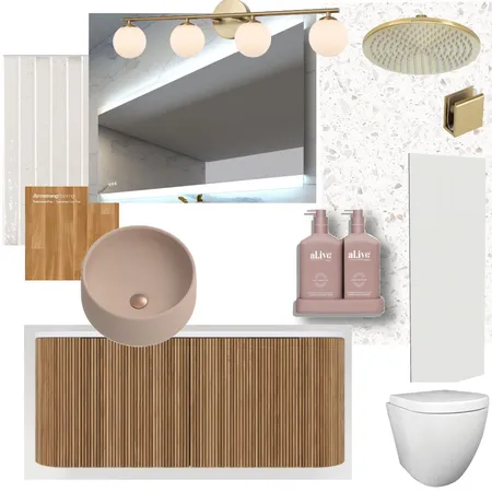Northbridge Bathroom Lighter tones Interior Design Mood Board by TarveranInteriors on Style Sourcebook