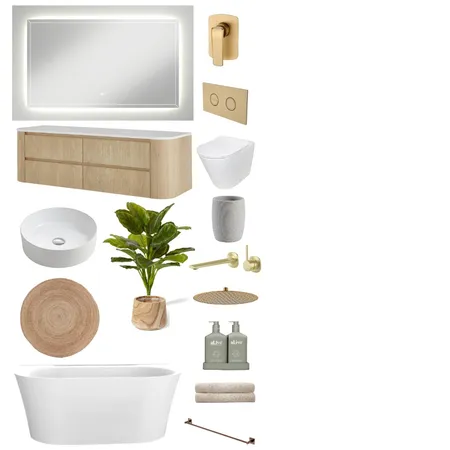 Olive Sanctuary bath Interior Design Mood Board by juansepuentesg