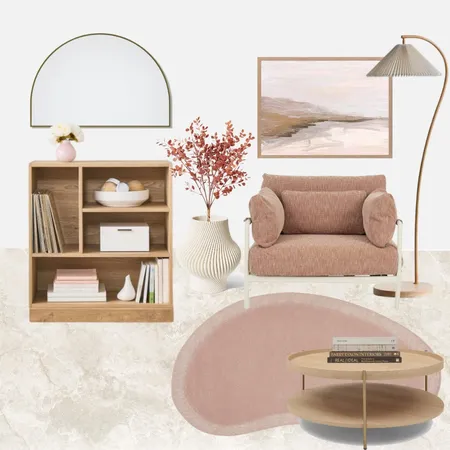 Cleo Blush Rug Interior Design Mood Board by Rug Culture