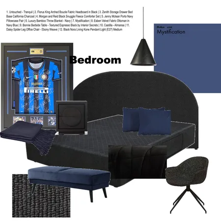 nerazzurri Interior Design Mood Board by milan on Style Sourcebook