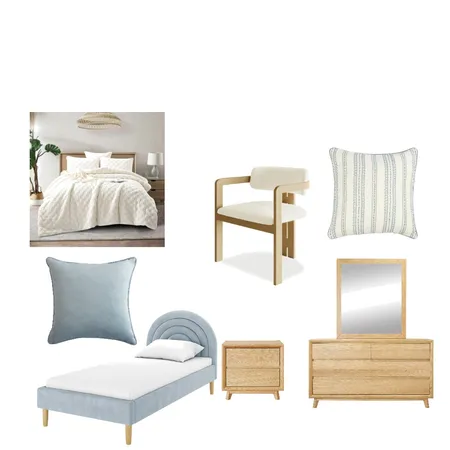 Blue Scandinavian bed 1 Interior Design Mood Board by Meleena17 on Style Sourcebook