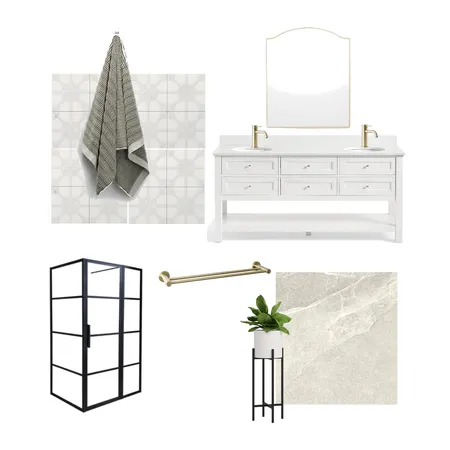 ensuite Interior Design Mood Board by Boutique Yellow Interior Decoration & Design on Style Sourcebook