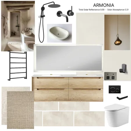 The Manse Ensuite Interior Design Mood Board by BRAVE SPACE interiors on Style Sourcebook