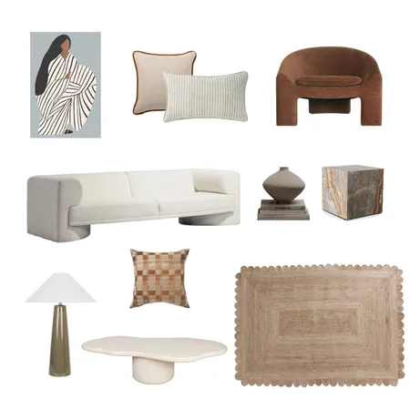 LIVING ROOM Interior Design Mood Board by HF INTERIORS on Style Sourcebook