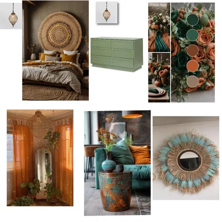 mood board habitacion boho chic Interior Design Mood Board by rosanaraclei1962@gmail.com. on Style Sourcebook