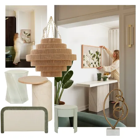 soft green snowball Interior Design Mood Board by Austin Bloom