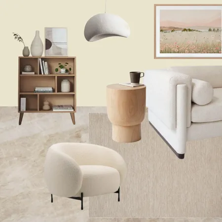 Steph & Gian Birch Flax Interior Design Mood Board by Unitex Rugs